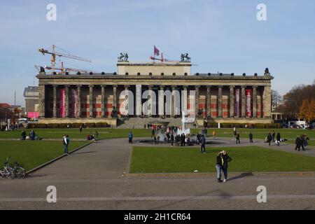 Altes Museum auf der Museumsinsel Stockfoto