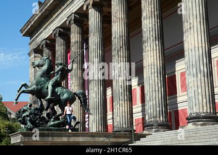 Altes Museum auf der Museumsinsel Stockfoto