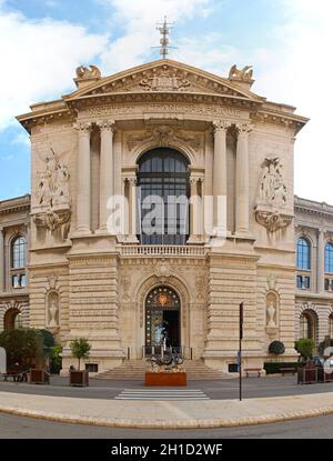 MONTE CARLO, MONACO - 18. JANUAR: Ozeanographisches Museum in Monte Carlo am 18. JANUAR 2012. Monaco Aquarium und Ozeanographie Museum die wässrige Welt von Stockfoto