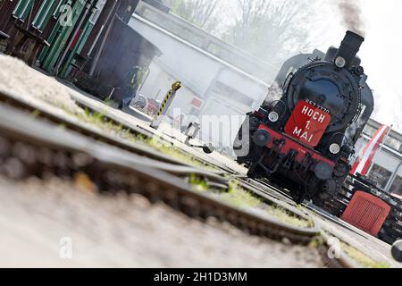 Der 1. Mai wird heute als internationaler Tag der Arbeiterbewegung in vielen Ländern feiern. - der 1. Mai wird heute als Internationales Labo gefeiert Stockfoto