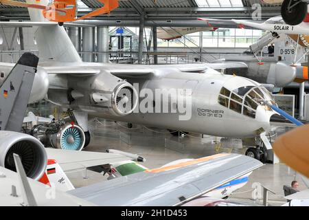 Die Flugwerft Schleißheim ist der Name eines technischen Museums. Es ist Außenstelle des Deutschen Museums in der Münchner Nachbargemeinde Oberschleißheim Stockfoto