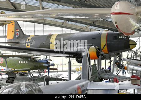 Die Flugwerft Schleißheim ist der Name eines technischen Museums. Es ist Außenstelle des Deutschen Museums in der Münchner Nachbargemeinde Oberschleißheim Stockfoto