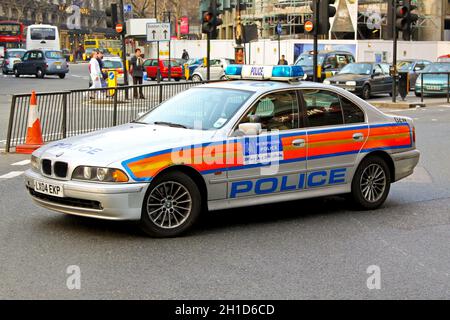 Die Metropolitan Police BMW in London für die redaktionelle Nutzung Datum 3/21/2009 Stockfoto