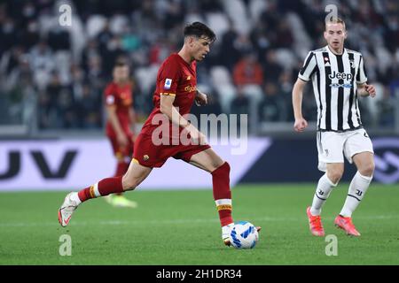 Roger Ibanez von AS Roma in Aktion während des Serie-A-Spiels zwischen Juventus FC und AS Roma. Stockfoto