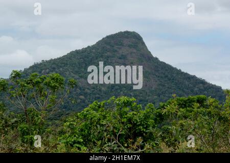 porto Seguro, bahia / brasilien - 20. oktober 2014: Blick auf Monte Pascoal, im Nationalpark Monte Pascoal in der Gemeinde Porto Seguro gelegen Stockfoto