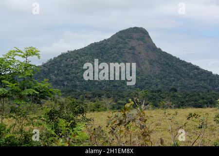 porto Seguro, bahia / brasilien - 20. oktober 2014: Blick auf Monte Pascoal, im Nationalpark Monte Pascoal in der Gemeinde Porto Seguro gelegen Stockfoto