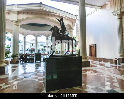 Sharm El Sheikh, Ägypten - 05. Januar 2019: Das lobbi im Sultan Gardens Resort in Sharm El Sheikh. Stockfoto