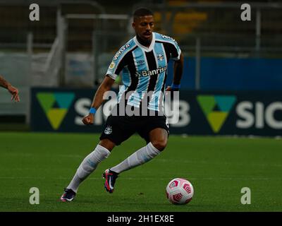 RS - Porto Alegre - 10/17/2021 - BRASILIANISCHER A 2021 - GREMIO X JUGEND - Jean Pyerre Gremio Spieler während eines Spiels gegen Juventude im Stadion Arena do Gremio für die brasilianische A 2021 Meisterschaft. Foto: Maxi Franzoi/AGIF/Sipa USA Stockfoto