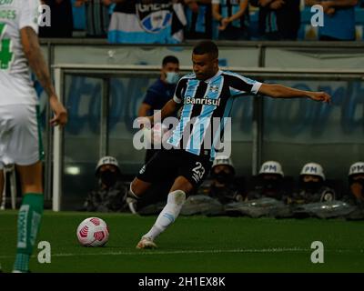 RS - Porto Alegro - 10/17/2021 - BRASILIANISCHER A 2021 - GREMIO X JUGEND - Alisson Gremio Spieler während eines Spiels gegen Juventude im Stadion Arena do Gremio für die brasilianische A 2021 Meisterschaft. Foto: Maxi Franzoi/AGIF/Sipa USA Stockfoto