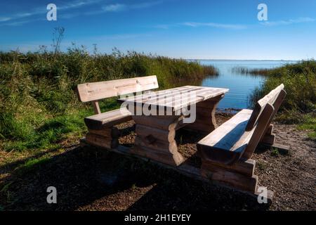 Am Bodden am Fischland in Deutschland Stockfoto