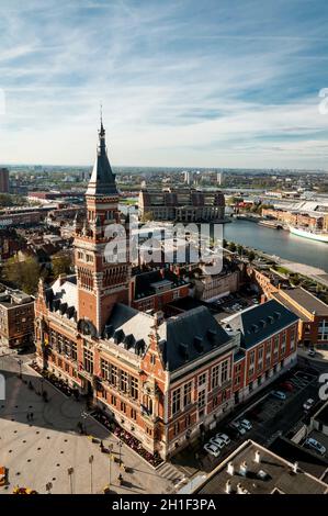 FRANKREICH. NORD (59). DUNKERQUE. DAS RATHAUS Stockfoto