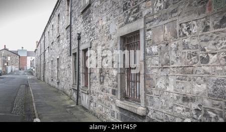 Dublin, Irland - 13. Februar 2019: architektonische Details der nationalen Museum von Irland an einem Wintertag Stockfoto