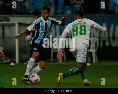 RS - Porto Alegro - 10/17/2021 - BRASILIANISCHER A 2021 - GREMIO X YOUTH - Ferreirinha Gremio Spieler bei einem Spiel gegen Juventude im Stadion Arena do Gremio um die brasilianische A 2021 Meisterschaft. Foto: Maxi Franzoi/AGIF/Sipa USA Stockfoto