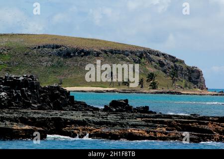 caravelas, bahia / brasilien - 22. oktober 2012: Blick auf die Insel im Marinepark Abrolhos im Süden Bahia. *** Ortsüberschrift *** Stockfoto