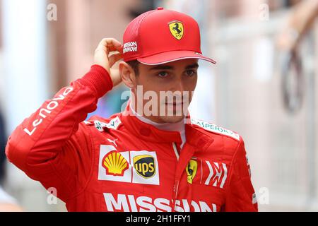 Monte Carlo, Monaco (Frankreich). 22-26. Mai 2019. Formel 1 2019 Grand Prix von Monaco. Charles Leclerc von Scuderia Ferrari Stockfoto