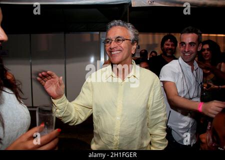 salvador, bahia / brasilien - 31. dezember 2013: Caetano Veloso während der Silvesternacht in Salvador Stadt *** Local Caption *** . Stockfoto