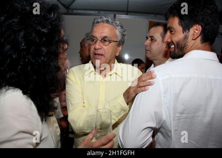 salvador, bahia / brasilien - 31. dezember 2013: Caetano Veloso während der Silvesternacht in Salvador Stadt *** Local Caption *** . Stockfoto