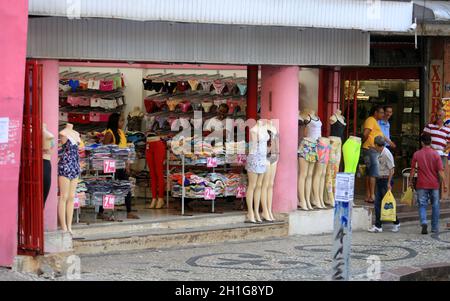 salvador, bahia / brasilien - 29. august 2015: Blick auf ein Street-Shop auf der Sete de Setembro Avenue, Downtown Salvador. *** Ortsüberschrift *** Stockfoto