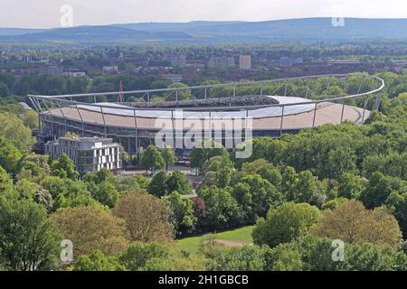 Hannover, 03. Mai 2011: Sportarena AWD Stadion Gebäude in Hannover, Deutschland. Stockfoto