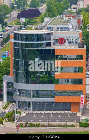 Belgrad, Serbien - 23. Juni 2019: Bürogebäude der Bank of China in Belgrad, Serbien. Stockfoto