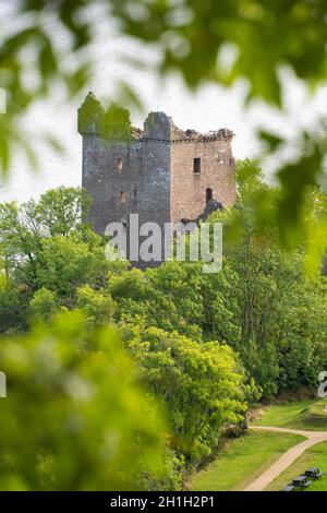 Urquhart Castle, Loch Ness, Highlands Scotland, Drumnadrochit, 13th. Jahrhundert, Schottische Unabhängigkeitskriege, 14th Jahrhundert, Nessie, Highland Region, Clan. Stockfoto