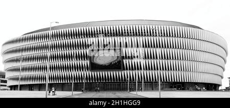 Das legendäre San Mames Stadion der Athletic Bilbao Fußballmannschaft, Bilbao Stadt, Spanien. September 2019 Stockfoto