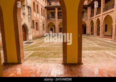 Castillo de la Mota Interieur, das Schloss von Medina del Campo, in Valladolid, Leon. Spanien Stockfoto