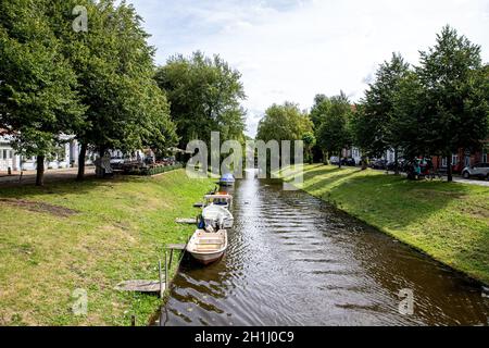 In Friedrichstadt Mittelburggraben Stockfoto