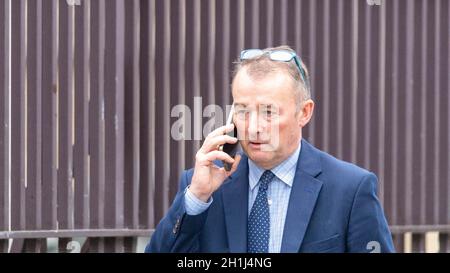 London, Großbritannien. Oktober 2021. Simon Hart, walisischer Sekretär vor dem Unterhaus, Quelle: Ian Davidson/Alamy Live News Stockfoto