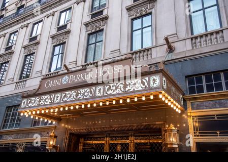 Das Omni Parker House Hotel in Boston, Massachusetts, USA Stockfoto