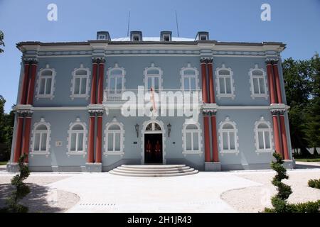 Die Residenz des Präsidenten der Republik Montenegro, in Cetinje, der alten Hauptstadt von Montenegro Stockfoto