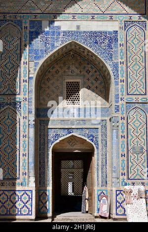 Ulugbek Madrasah, Buchara, Buxoro, Usbekistan, Zentralasien Stockfoto