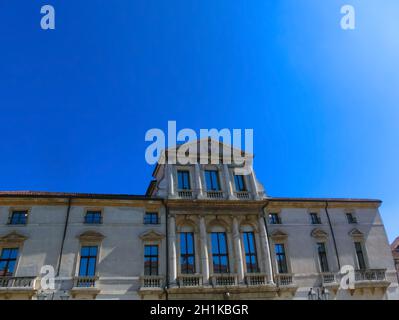 Der alte Palazzo in Vicenza, entworfen von Andrea Palladio in Vicenza, Italien Stockfoto