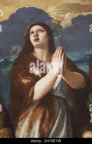 Tiziano Vecellio: St. Maria Magdalena Stockfoto