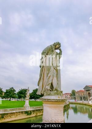 Padua, Italien - 19. September 2014: Fragment von Prato della Valle in Padua, Venetien, Italien. Stockfoto