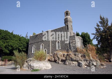 Kirche vom Primat des Petrus, Tabgha, Israel Stockfoto