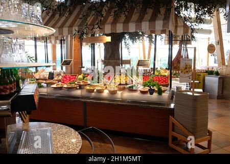 Self-service-Autobahn Restaurant in Kammern, Österreich Stockfoto