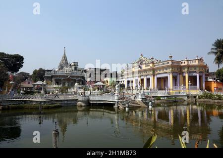 KOLKATA, INDIEN - 12. Februar: Jain Tempel in Kolkata, West Bengal, Indien im Februar 12,2014. Stockfoto
