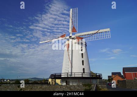 Blennerville Windmill ist eine Turmmühle in Blennerville, Co. Kerry. Stockfoto