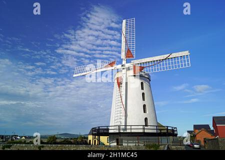 Blennerville Windmill ist eine Turmmühle in Blennerville, Co. Kerry. Stockfoto