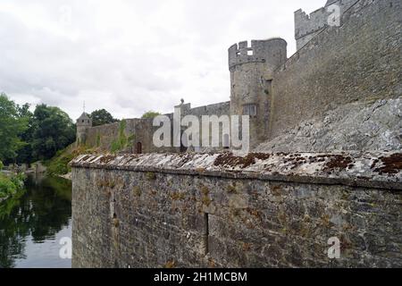 Cahir Castle ist ein Schloss in Cahir, Castle Street, in der Grafschaft Tipperary, Irland. Stockfoto