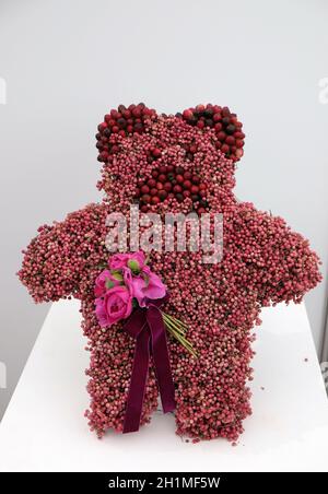 Blumen auf Floraart ausgestellt, 50 internationale Gartenausstellung in Zagreb, Kroatien Stockfoto