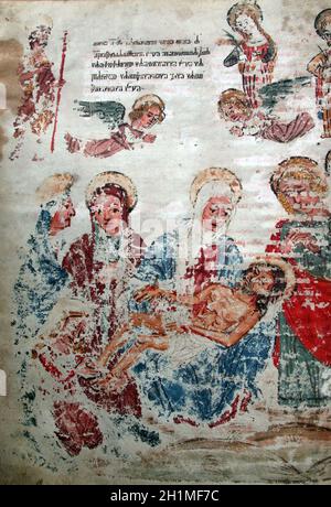 Mittelalterliche Missale Stockfoto