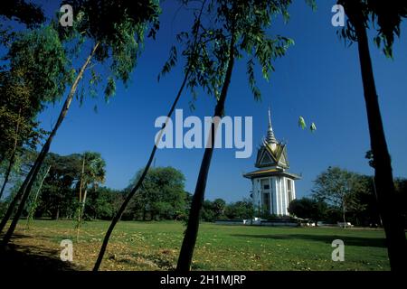 NUR REDAKTIONELLE UND FÜR HISTORISCHE GESCHICHTEN VERWENDEN NUR- DAS MUSEUM Der Tötungsfelder der roten Khmer oder khmer rouge außerhalb der Stadt Phnom Penh of Stockfoto