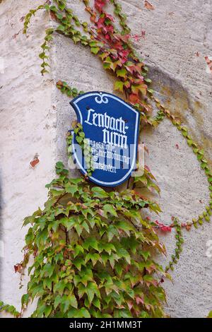 Schrobenhausen / Deutschland - 21 09 2020: Sehenswürdigkeiten von Schrobenhausen in Bayern Stockfoto