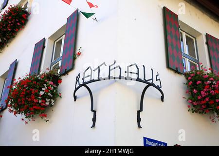 Kelheim ist eine Stadt in Bayern mit vielen historischen Sehenswürdigkeiten Stockfoto