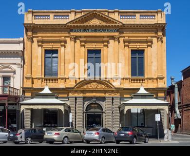 Die Kunstgalerie von Ballarat ist die älteste und größte regionale Kunstgalerie Australiens - Ballarat, Victoria, Australien Stockfoto