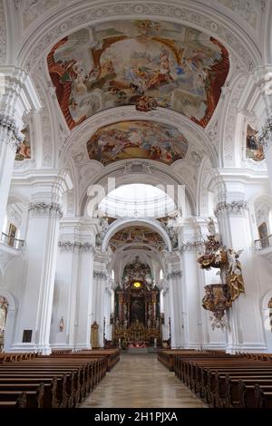 Basilika von St. Martin und Oswald in Weingarten, Deutschland Stockfoto