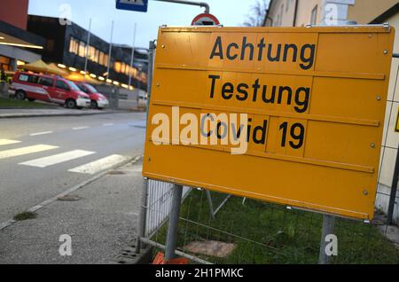 Corona Antigen Test in Österreich (Europa) - Corona Antigen Test in Österreich (Europa) Stockfoto