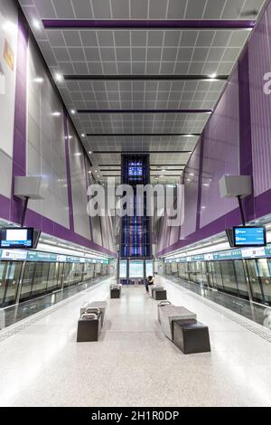 Singapur – 29. Januar 2018: MRT Metro Tampines East Station in Singapur. Stockfoto